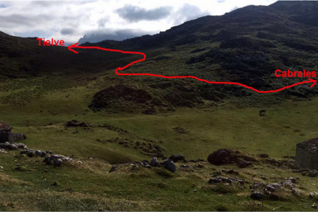 Collado Posadoiro desde Tordín