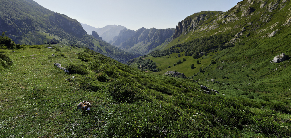 Paisaje con un pueblo