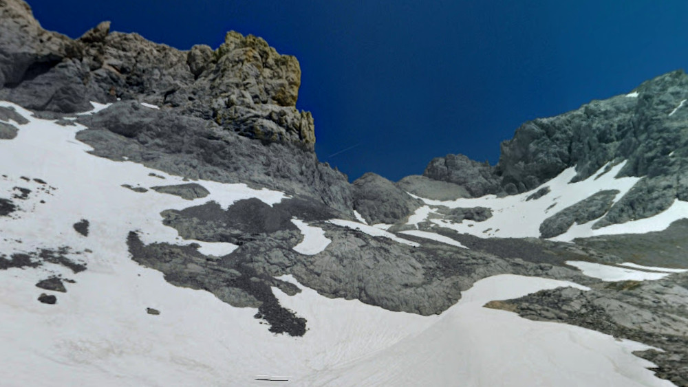 El nevero previo a Tiro Callejo